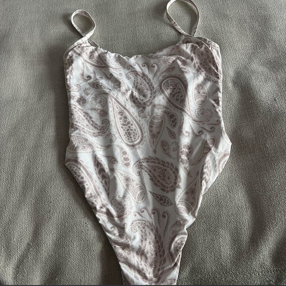 Paisley Print Swimsuit